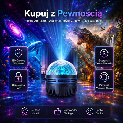 Oficjalny sklep | 💗💗 SCNDR® 360° inteligentny holograficzny projektor rozgwieżdżonego nieba — HD Smart Dynamic 5D