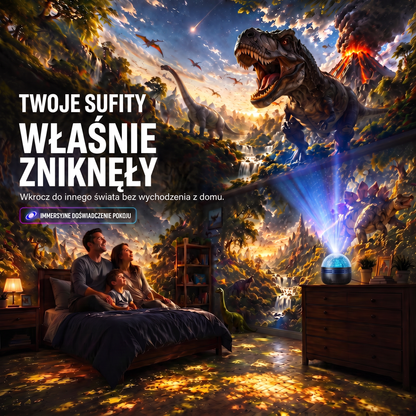 𝑺𝑪𝑵𝑫𝑹® 🎄🌌🦖360° inteligentny holograficzny projektor rozgwieżdżonego nieba — HD Smart Dynamic 5D