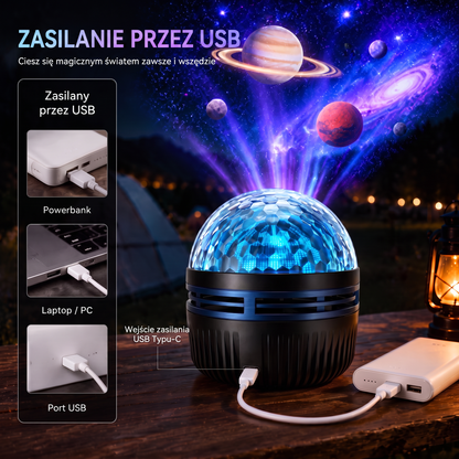 𝑺𝑪𝑵𝑫𝑹® 🎄🌌🦖360° inteligentny holograficzny projektor rozgwieżdżonego nieba — HD Smart Dynamic 5D