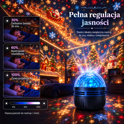 𝑺𝑪𝑵𝑫𝑹® 🎁🎄🦖360° inteligentny holograficzny projektor rozgwieżdżonego nieba — HD Smart Dynamic 5D