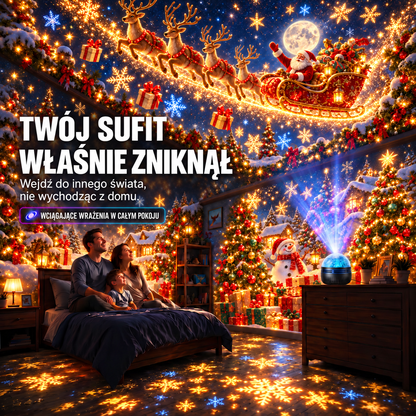 𝑺𝑪𝑵𝑫𝑹® 🎁🎄🦖360° inteligentny holograficzny projektor rozgwieżdżonego nieba — HD Smart Dynamic 5D